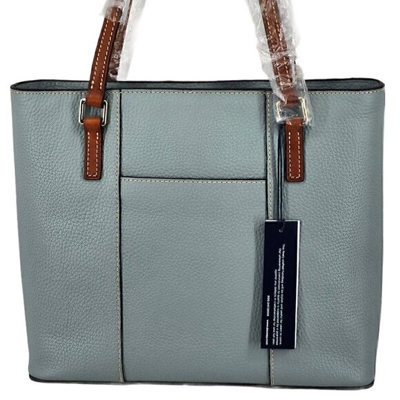 DOONEY & BOURKE Small Lexington HEATHER (Retired)  Pebble Leather Shopper NWT - Picture 2 of 16